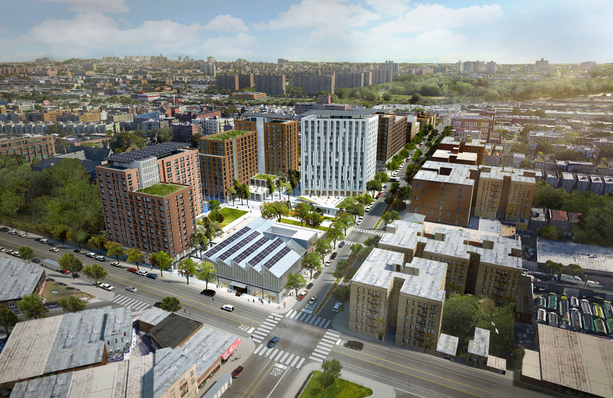 Peninsula Bronx- ariel